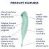Satisfyer Twirling Pro - pametni 2u1 klitoralni vibrator (menta)