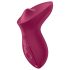 Satisfyer Exciterrr - rotirajući klitoralni vibrator sa perlama (crveni)