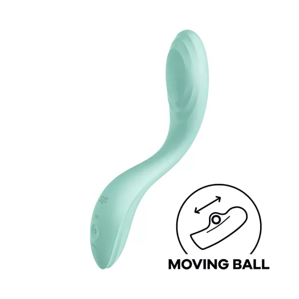Satisfyer Rrrolling - pokretni G-tačka vibrator (menta)