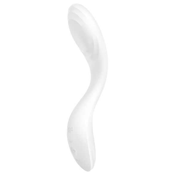 Satisfyer Rrrolling - pokretni G-tačka vibrator sa loptom (beli)