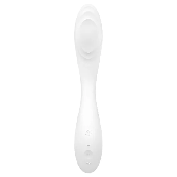 Satisfyer Rrrolling - pokretni G-tačka vibrator sa loptom (beli)
