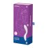Satisfyer Rrrolling - pokretni G-tačka vibrator sa loptom (beli)