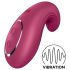 Satisfyer Dipping Delight - punjivi vibrator za klitoris (crveni)