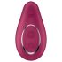 Satisfyer Dipping Delight - punjivi vibrator za klitoris (crveni)