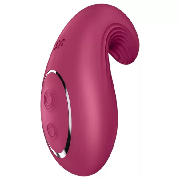 Satisfyer Dipping Delight - punjivi vibrator za klitoris (crveni)