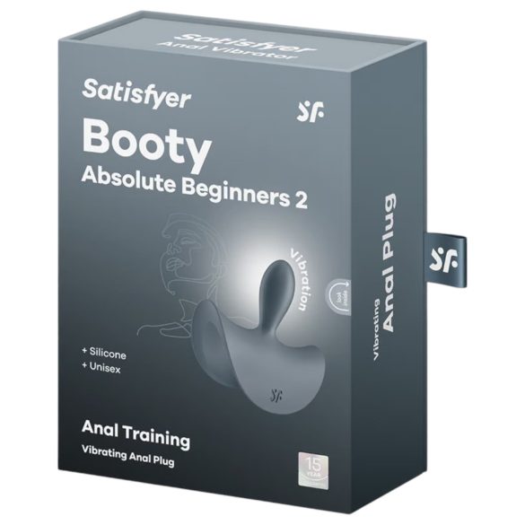 Satisfyer Booty za Apsolutne Početnike 2 - analni vibrator (sivi)