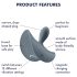 Satisfyer Booty za Apsolutne Početnike 2 - analni vibrator (sivi)