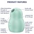 Satisfyer Pro To Go 1 - punjeni vazdušni stimulator za klitoris (menta)