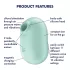 Satisfyer Pro To Go 2 - bežični stimulator klitorisa (menta)
