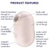 Satisfyer Pro To Go 2 - Vazdušni masažer klitorisa (bež)