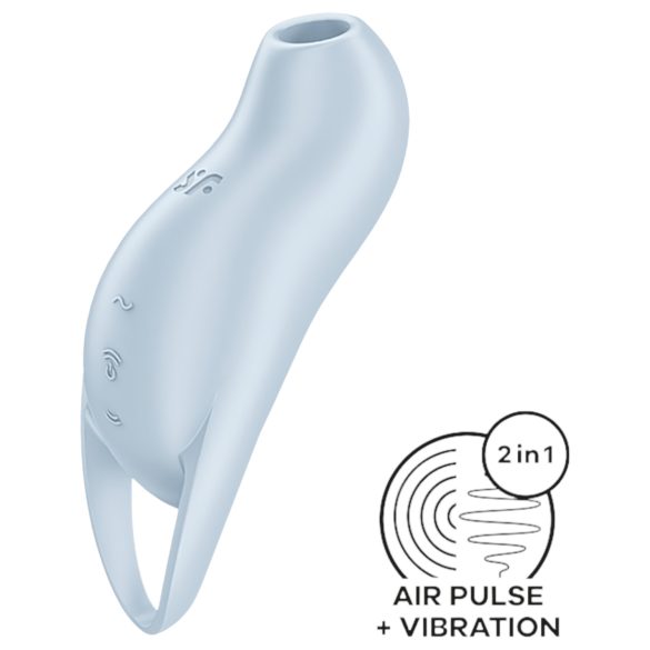 Satisfyer Pocket Pro 1 - vazdušni klitoralni stimulator (plavi)