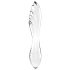 Satisfyer Dazzling Crystal 1 - Dvostrani stakleni dildo (prozirni)