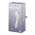 Satisfyer Dazzling Crystal 1 - Dvostrani stakleni dildo (prozirni)
