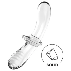 Satisfyer Double Crystal - Dupla Stakleni Dildo (Proziran)