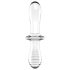 Satisfyer Double Crystal - dvostrani stakleni dildo (providan)
