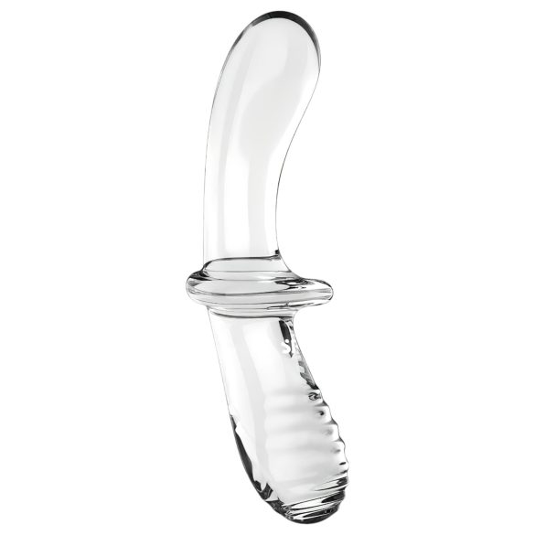 Satisfyer Double Crystal - Dupla Stakleni Dildo (Proziran)
