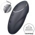 Satisfyer Tap & Climax - 2u1 klitoralni vibrator (crni)