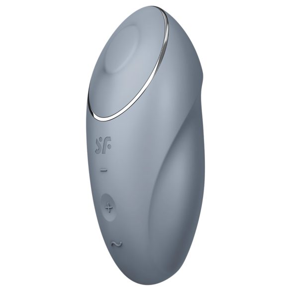 Satisfyer Tap & Climax 1 - 2u1 vibrator za klitoris (siva)