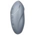 Satisfyer Tap & Climax 1 - 2u1 vibrator za klitoris (siva)