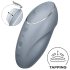 Satisfyer Tap & Climax 1 - 2u1 vibrator za klitoris (siva)