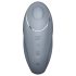 Satisfyer Tap & Climax 1 - 2u1 vibrator za klitoris (siva)