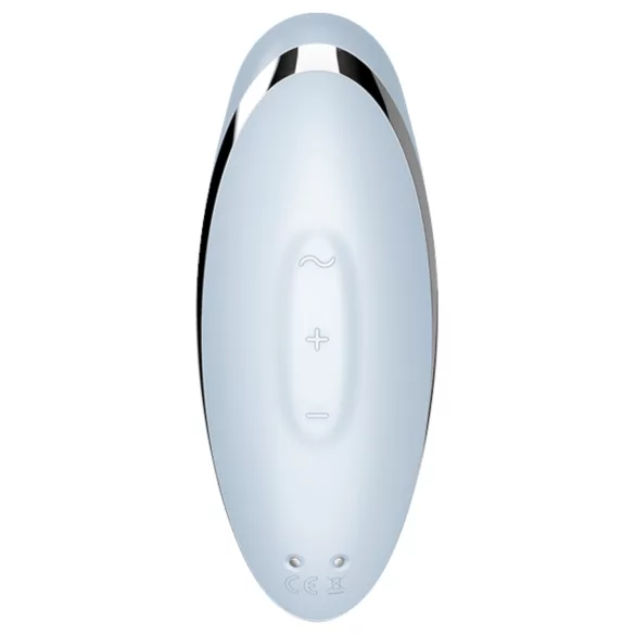 Satisfyer Tap & Climax 2 - 2u1 klitoralni stimulator i vibrator (plavi)
