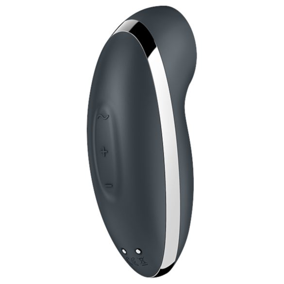 Satisfyer Tap & Climax 2 - 2u1 klitorisni vibrator (sivo)