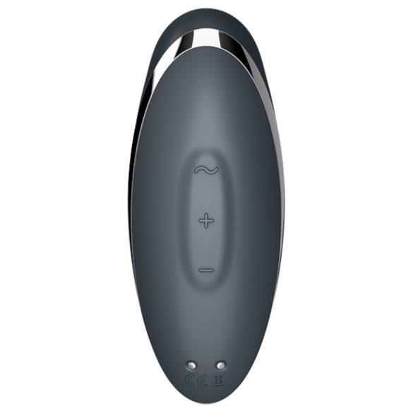 Satisfyer Tap & Climax 2 - 2u1 klitorisni vibrator (sivo)