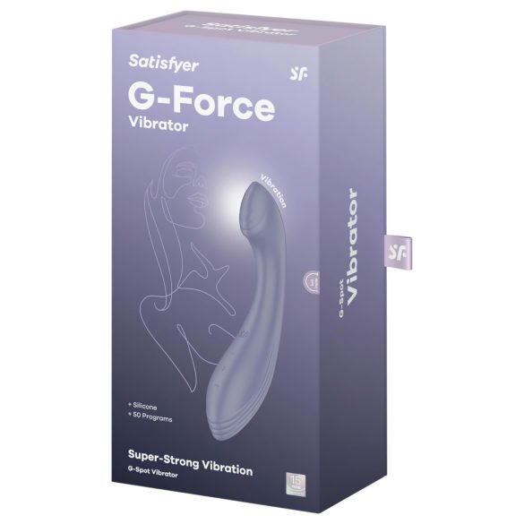 Satisfyer G-Force - Punjivi, vodootporni G-tačka vibrator (ljubičasti)