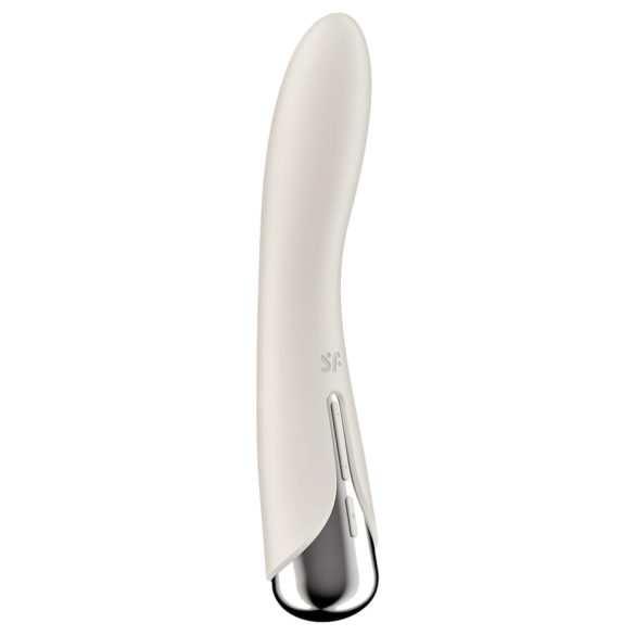 Satisfyer Spinning Vibe 1 - G-tačka vibrator sa rotirajućom glavom (bež)