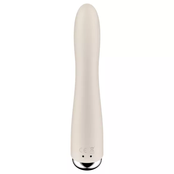 Satisfyer Spinning Vibe 1 - G-tačka vibrator sa rotirajućom glavom (bež)