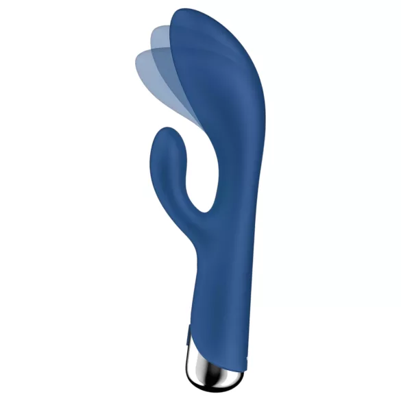 Satisfyer Spinning Rabbit 1 - vibrator sa rotirajućim stimulatorom (plava)