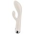 Satisfyer Spinning Rabbit 1 - rotirajući vibrator sa klitoralnim stimulatorom (bež)