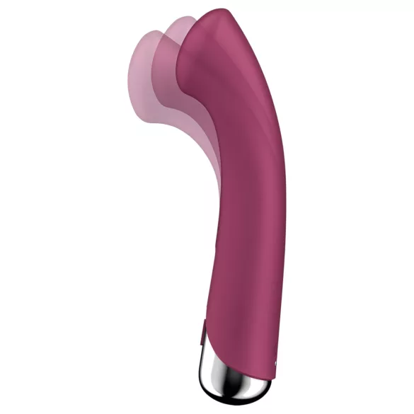 Satisfyer Spinning G-Spot 1 - Rotirajući G-tačka vibrator (crveni)