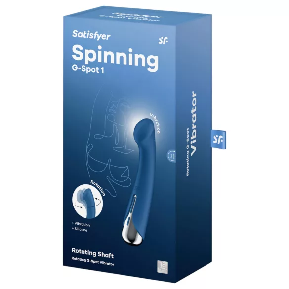 Satisfyer Spinning G-Spot 1 - Rotirajući G-tačka vibrator (plavi)
