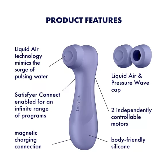 Satisfyer Pro 2 Gen3 - pametni stimulator klitorisa s talasima vazduha (ljubičasti)
