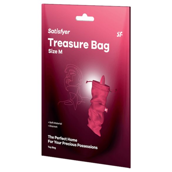 Satisfyer Treasure Bag M - torbica za odlaganje - srednja (roze)