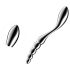 Satisfyer Star Force 1 - čelični dildo sa kuglicama (srebrna boja)