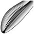 Satisfyer Pure Gravity 1 – rebrasti čelični dildo (srebrni)