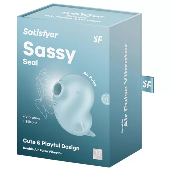 Satisfyer Sassy Seal - stimulator klitorisa sa talasima vazduha (tirkizna)
