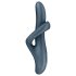Satisfyer Heat Flex 4 - vibrator s grejanjem i stimulacijom klitorisa (sivi)
