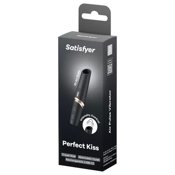 Savršeni Poljubac Satisfyer - crni ruž vibrator