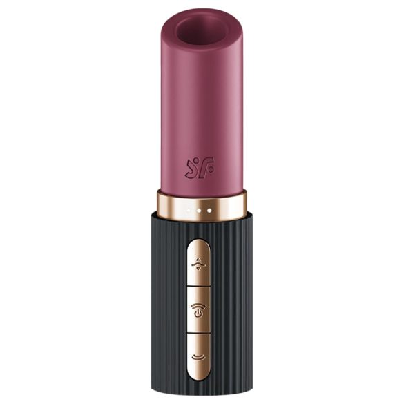 Satisfyer Pro 2 Kiss - vazdušni ruž vibrator (crni)