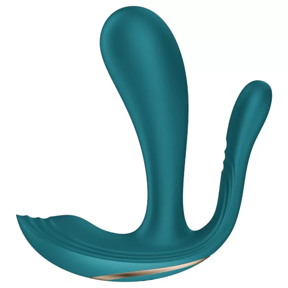Satisfyer Top Secret+ - trostruki, nosivi vibrator (zeleni)