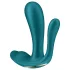 Satisfyer Top Secret+ - trostruki, nosivi vibrator (zeleni)