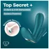 Satisfyer Top Secret+ - trostruki, nosivi vibrator (zeleni)