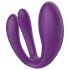 Mrow - akumulatorski, vodootporni trostruki vibrator za parove (ljubičasti)