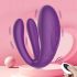 Mrow - akumulatorski, vodootporni trostruki vibrator za parove (ljubičasti)