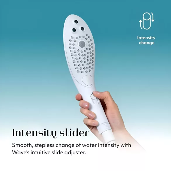 Womanizer Wave - masažni tuš set (beli)