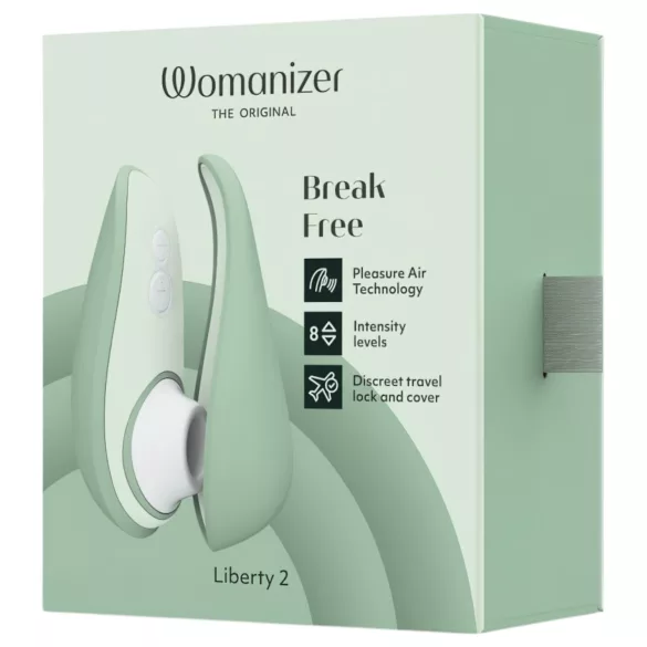 Womanizer Liberty 2 - punjač klitoris stimulator sa vazdušnim talasima (zeleni)